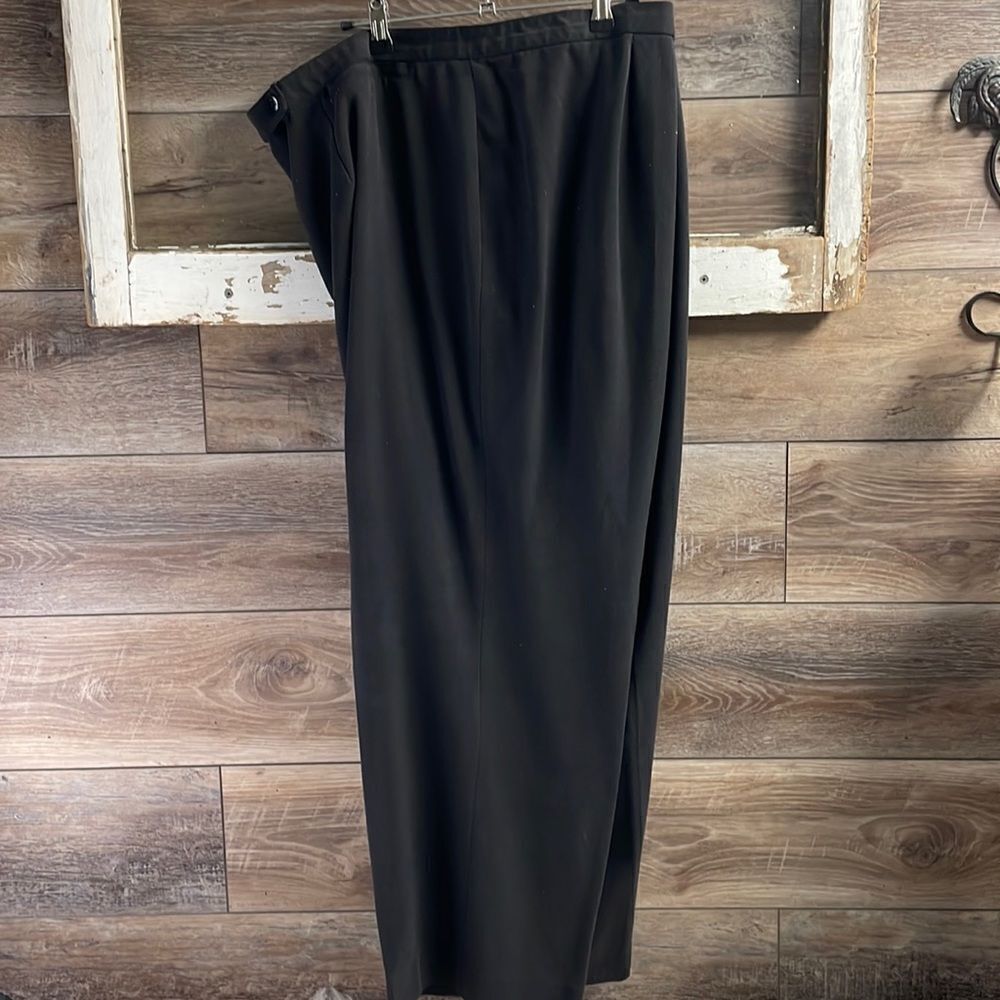 Covington Women Stretch Dress Pants, Size 24P, Black